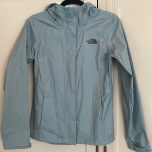 North Face sea green rain jacket wind breaker | XS